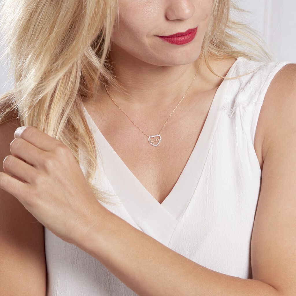 Collier Gyula Or Jaune Oxyde De Zirconium - Colliers Femme | Histoire d’Or