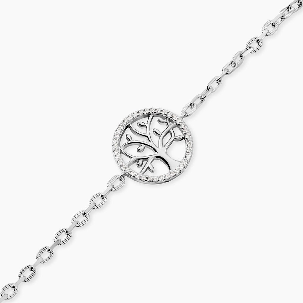 Bracelet Argent Urcisse Oxydes De Zirconium - Bracelets Femme | Histoire d&rsquo;Or