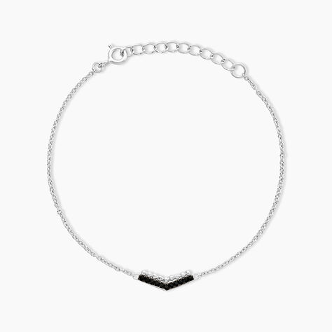 Bracelet Irina Argent Blanc Oxyde De Zirconium - Bracelets Femme | Histoire d&rsquo;Or