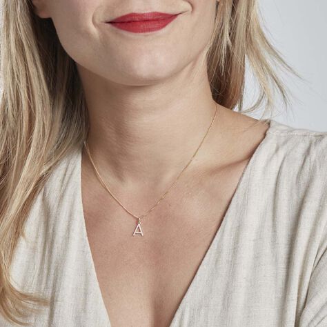 Pendentif Klementine Or Jaune Oxyde De Zirconium - Pendentifs Femme | Histoire d’Or