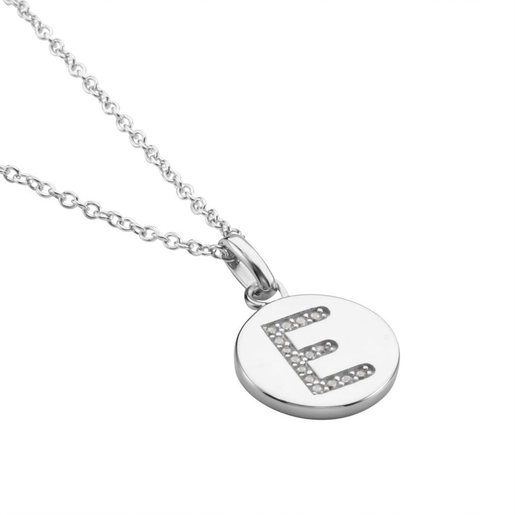 Collier Argent Eugenien Oxydes De Zirconium - Colliers fantaisie Femme | Histoire d’Or