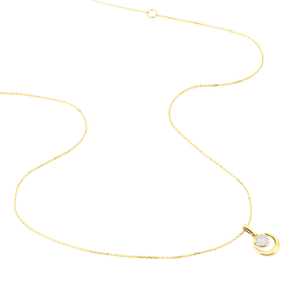 Collier Liana Or Jaune Diamant - Colliers Femme | Histoire d’Or