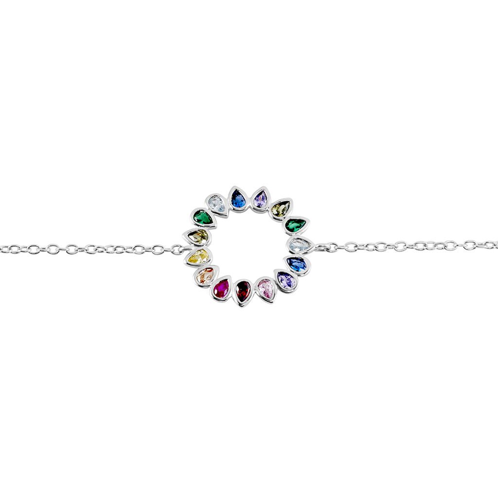 Bracelet Argent Blanc Ethem Oxydes De Zirconium Spinelles - Bracelets Femme | Histoire d’Or