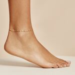 Cha&icirc;ne De Cheville Zaig Or Jaune - Cha&icirc;nes de cheville Femme | Histoire d&rsquo;Or