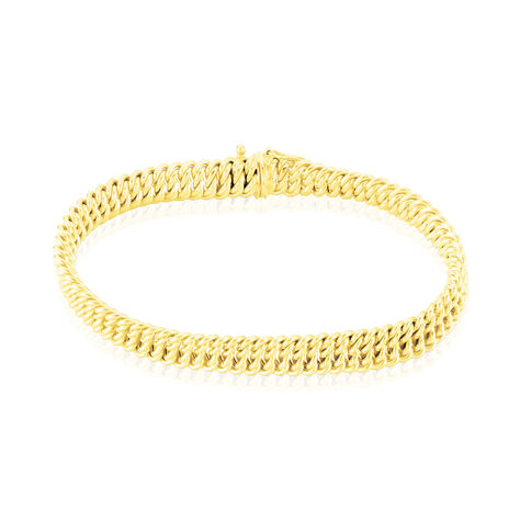 Bracelet Jimmy Maille Americaine Or Jaune - Bracelets chaîne Femme | Histoire d’Or