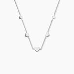 Collier Mars Argent Blanc - Colliers fantaisie Femme | Histoire d&rsquo;Or