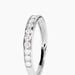 Demi Alliance Rhea Platine Blanc Diamant - Alliances Femme | Histoire d’Or