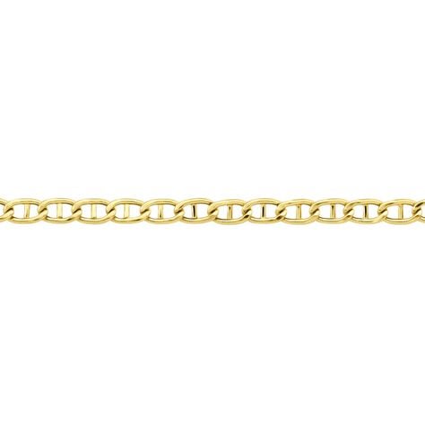 Collier Capucin Or Jaune Maille Marine Plate - Chaines Homme | Histoire d’Or