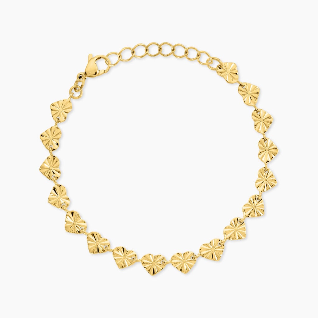Bracelet Calliandra Acier Jaune - F&ecirc;te des m&egrave;res Femme | Histoire d&rsquo;Or
