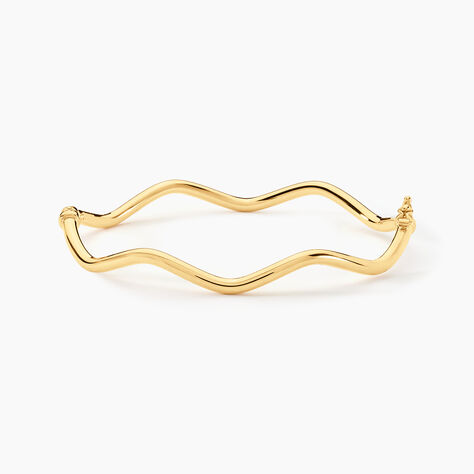 Bracelet Jonc Jennie Ondule Or Jaune - Bracelets joncs Femme | Histoire d’Or