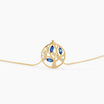 Collier Or Jaune Elsebein Saphirs - Colliers Femme | Histoire d&rsquo;Or