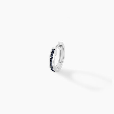 Créoles Black Diamond Or Blanc Diamant Noirs - Boucles d'oreilles créoles Homme | Histoire d’Or
