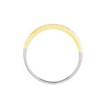 Bague Or Tricolore Vanadis Diamants - Bagues avec pierre Femme | Histoire d&rsquo;Or