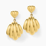 Boucles D'oreilles Pendantes Dila Acier Jaune - Boucles d'oreilles fantaisie Femme | Histoire d&rsquo;Or