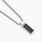 Collier Tornio Acier Blanc - Colliers fantaisie Homme | Histoire d&rsquo;Or