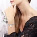 Bracelet Paula Argent Blanc - Bracelets cordon Femme | Histoire d’Or