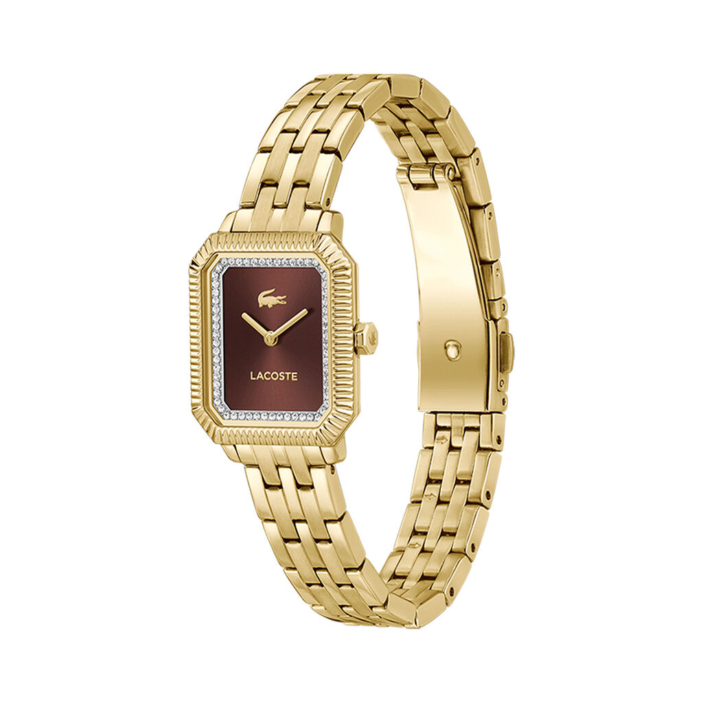 Montre Lacoste Parisienne Chocolat - Montres Femme | Histoire d&rsquo;Or