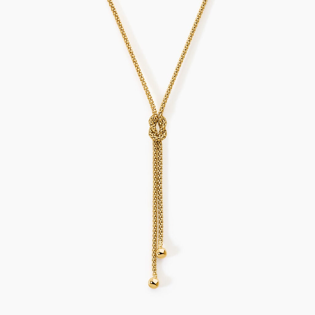 Collier Assil Argent Dor&eacute; A L'Or 750/1000 - Bijoux sans pierre Femme | Histoire d&rsquo;Or