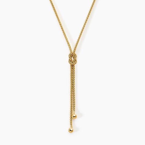 Collier Assil Argent Dor&eacute; A L'Or 750/1000 - Bijoux sans pierre Femme | Histoire d&rsquo;Or