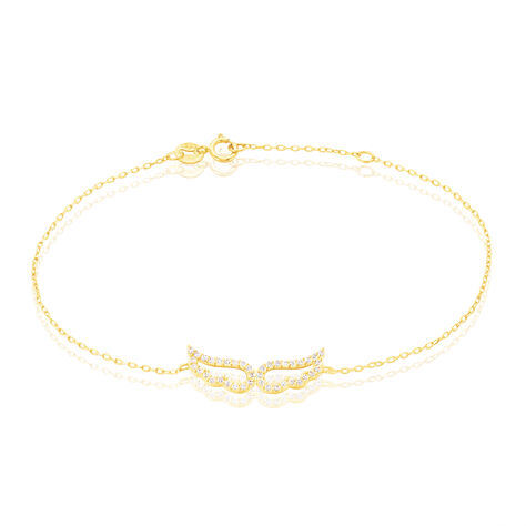 Bracelet Angela Or Jaune Oxyde De Zirconium - Bracelets Femme | Histoire d’Or