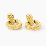 Boucles D'Oreilles Pendantes Doria Acier Jaune - Boucles d'oreilles fantaisie Femme | Histoire d&rsquo;Or
