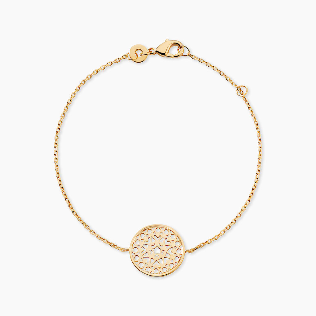 Bracelet Celso Plaqu&eacute; Or Jaune - Bracelets Femme | Histoire d&rsquo;Or