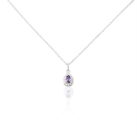 Collier Argent Tania Oxydes De Zirconium - Colliers fantaisie Femme | Histoire d&rsquo;Or