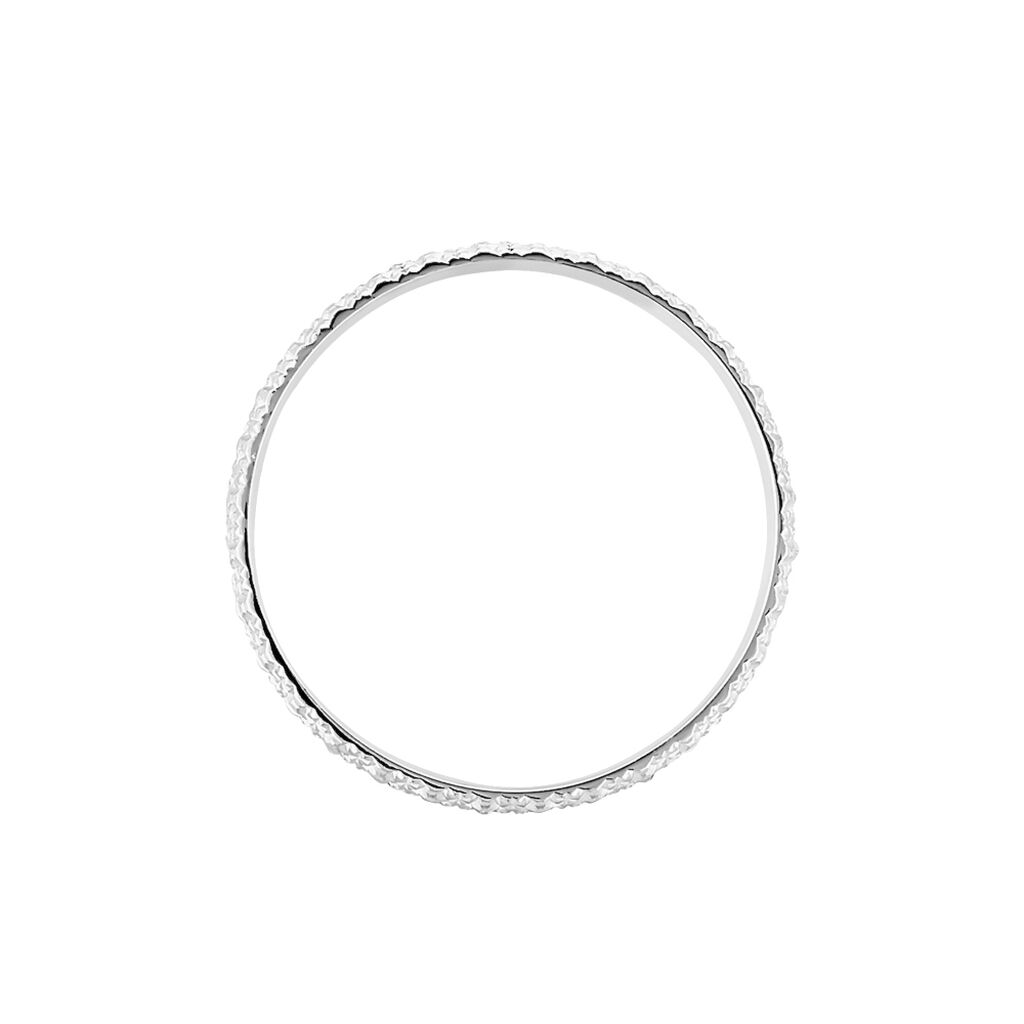 Alliance Roxie Ruban Plat Or Blanc - Alliances Femme | Histoire d’Or