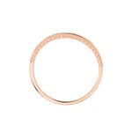 Bague Aurelya Or Rose Diamant - Bagues avec pierre Femme | Histoire d&rsquo;Or