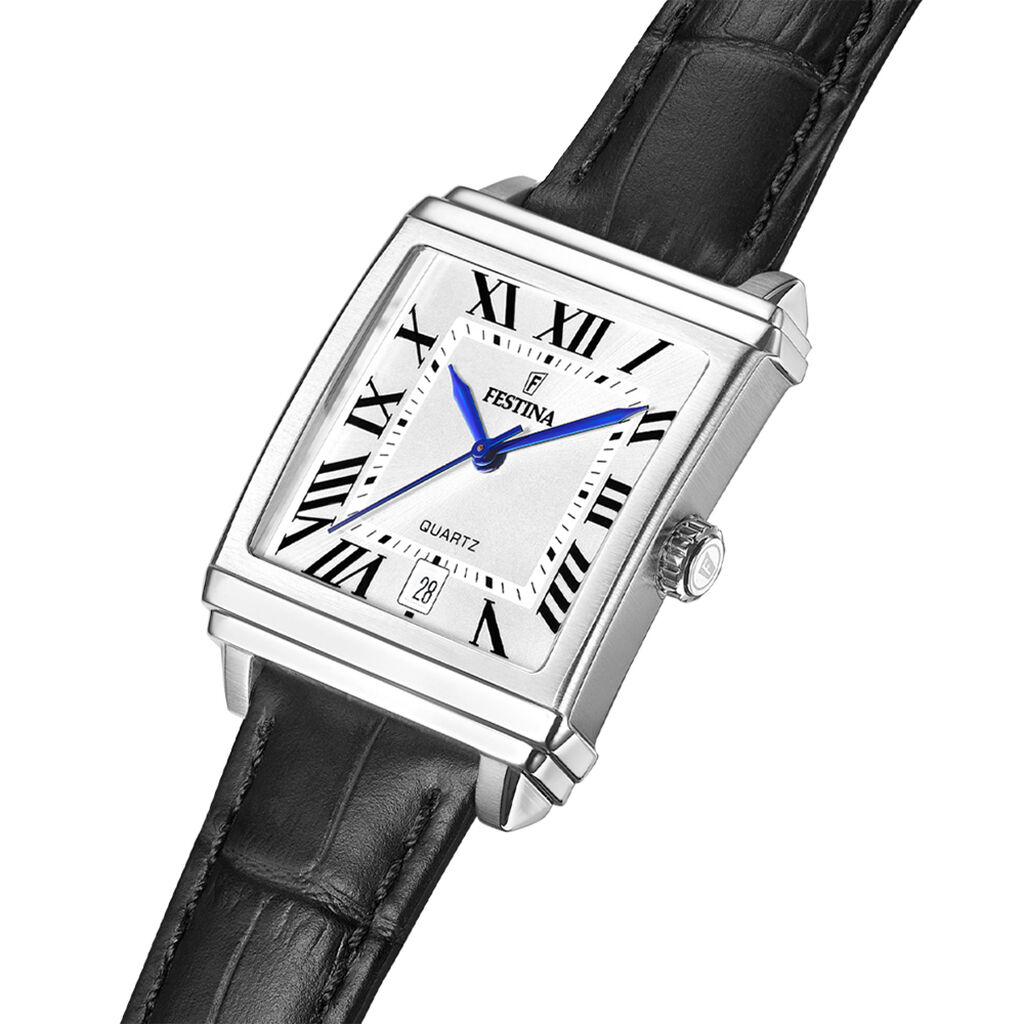 Montre Festina On The Square Blanc - Montres Femme | Histoire d&rsquo;Or