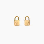 Boucles D'Oreilles Puces Forever Plaqu&eacute; Or Jaune - Boucles d'oreilles fantaisie Femme | Histoire d&rsquo;Or