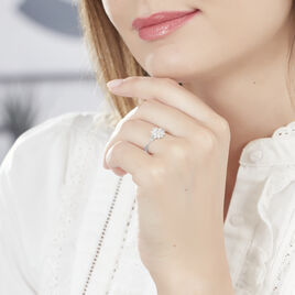 Bague Norria Or Blanc Diamant - Bagues avec pierre Femme | Histoire d’Or