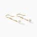 Boucles D'oreilles Pendantes Bindy Or Jaune Perle De Culture - Boucles d'oreilles pendantes Femme | Histoire d’Or