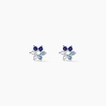 Boucles D'oreilles Puces Pavel Argent Blanc Oxyde De Zirconium - Boucles d'oreilles fantaisie Femme | Histoire d&rsquo;Or