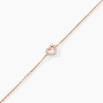 Bracelet Phanie Argent Rose Oxyde De Zirconium - Bracelets Femme | Histoire d&rsquo;Or