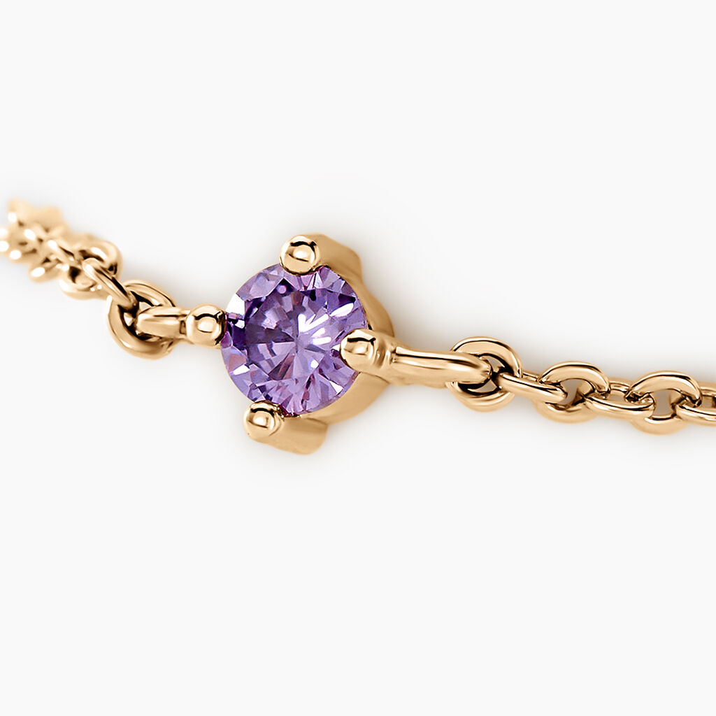 Bague Lilou Plaqué Or Doré Oxyde De Zirconium - Bagues avec pierre Femme | Histoire d’Or