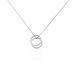 Collier Argent Blanc Circus Oxyde De Zirconium Maille - Colliers fantaisie Femme | Histoire d’Or