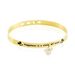 Bracelet Jonc Disney Acier Doré Cristaux - Bracelets fantaisie Femme | Histoire d’Or