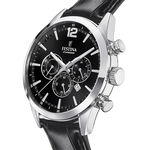 Montre Festina Timeless Chrono 44 Noir - F&ecirc;te des p&egrave;res Homme | Histoire d&rsquo;Or