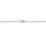 Chaine Okko Argent Blanc Maille Forcat - Chaines Famille | Histoire d&rsquo;Or