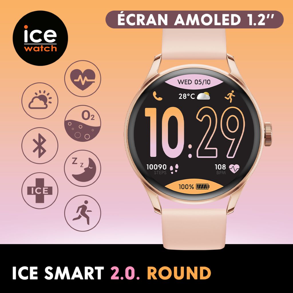 Montre Connectée Ice Watch Smart 2.0 - Montres connectées Femme | Histoire d’Or