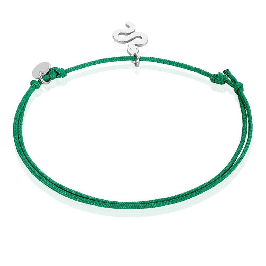 Bracelet Viapa Argent Blanc - Bracelets cordon Femme | Histoire d&rsquo;Or