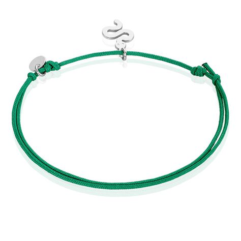 Bracelet Viapa Argent Blanc - Bracelets cordon Femme | Histoire d&rsquo;Or