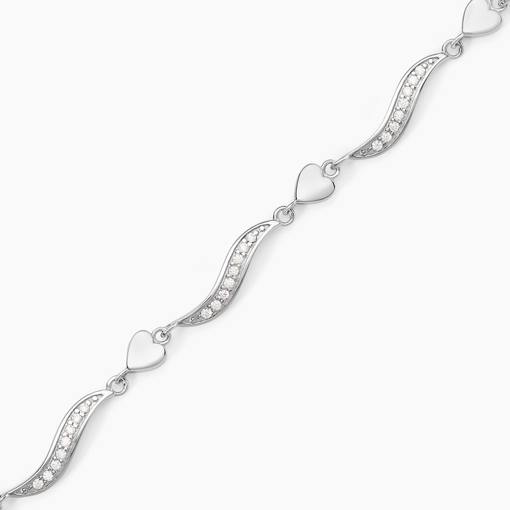 Bracelet Tulin Argent Blanc Oxyde De Zirconium - Bracelets Femme | Histoire d&rsquo;Or