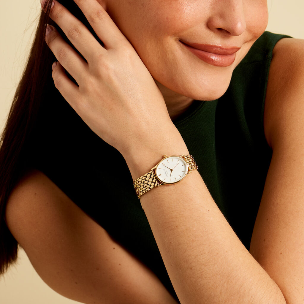 Montre Rosefield Oval Blanc - Montres Femme | Histoire d’Or