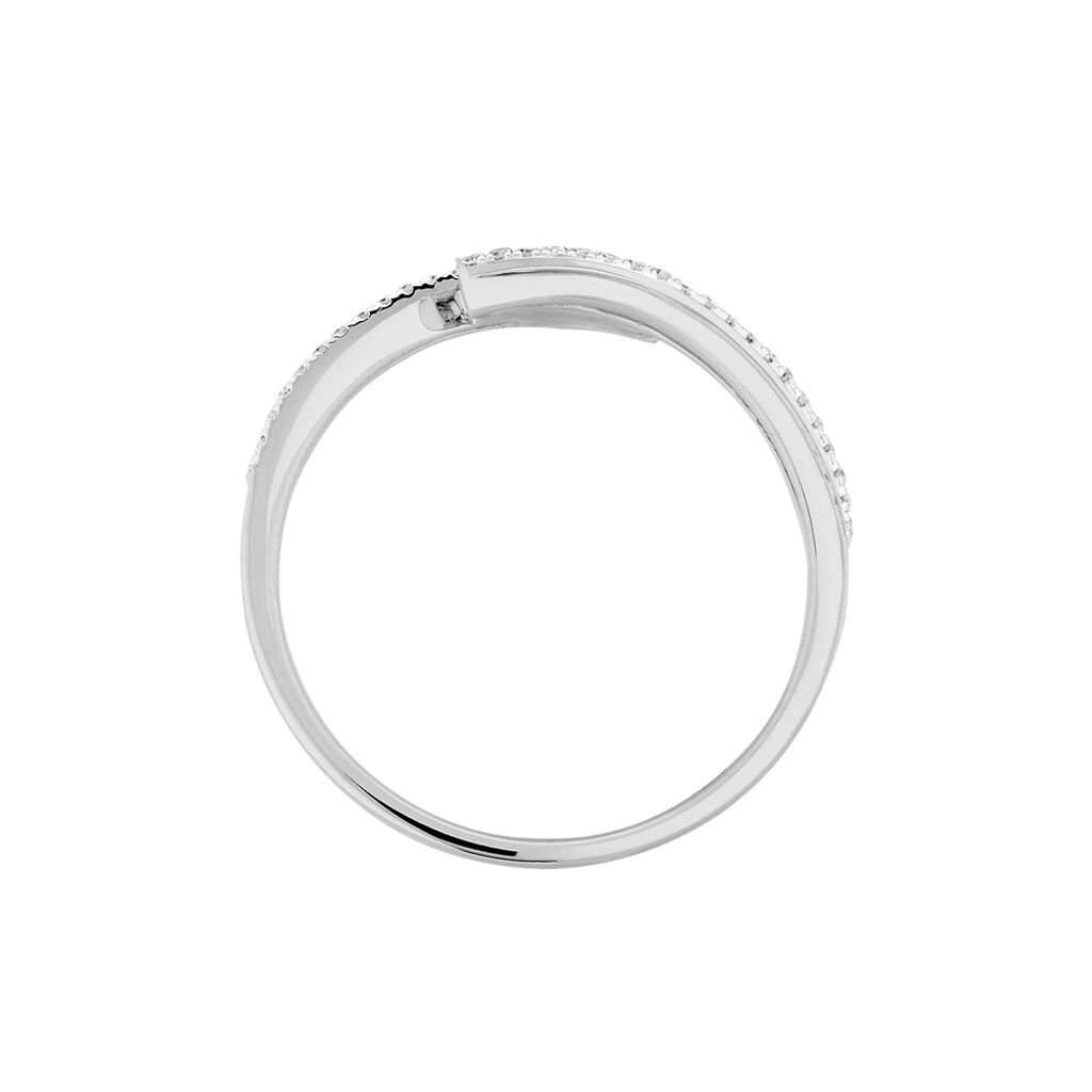 Bague Barbara Or Blanc Diamant - Bagues avec pierre Femme | Histoire d&rsquo;Or