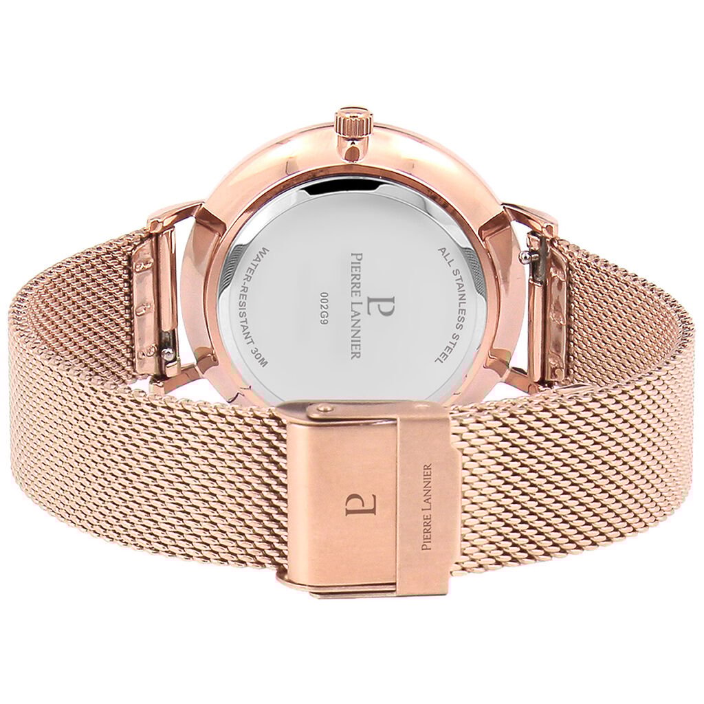 Montre Pierre Lannier Symphony Rose - Montres Femme | Histoire d&rsquo;Or