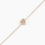 Bracelet Suzon Argent Rose Oxyde De Zirconium - F&ecirc;te des m&egrave;res Femme | Histoire d&rsquo;Or