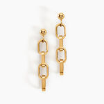 Boucles D'oreilles Pendantes Linkora Or Jaune - Boucles d'oreilles pendantes Femme | Histoire d&rsquo;Or