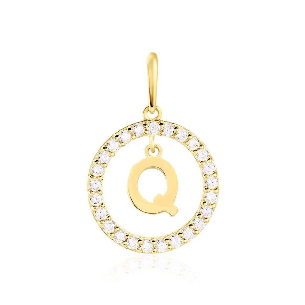 Pendentif Gabe Or Jaune Oxyde De Zirconium - Pendentifs Femme | Histoire d’Or
